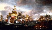 Adriaen Van Diest The Battle of Lowestoft USA oil painting artist